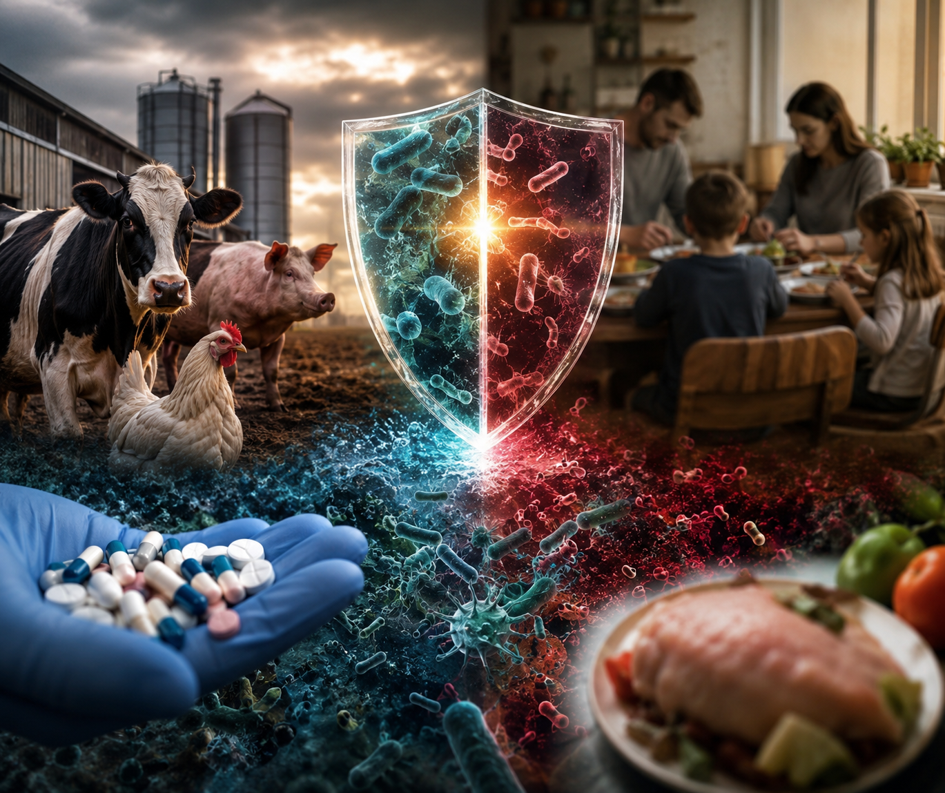 resistencia humana a los antibióticos